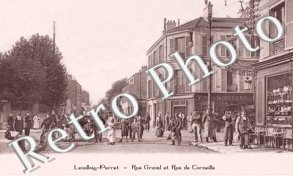Rue Gravel et rue de Cormeille