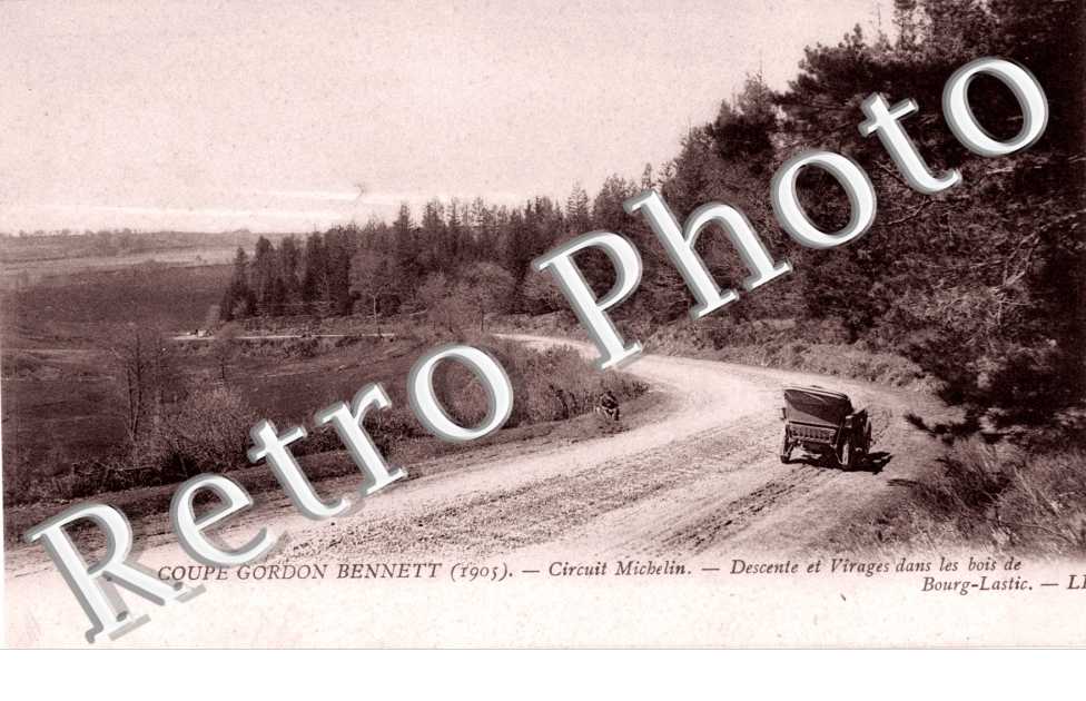Coupe Gordon Bennett  1905 Circuit Michelin DANS LES BOIS