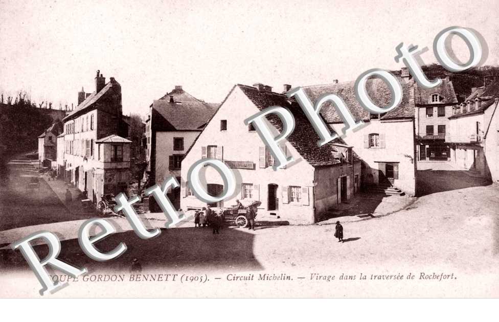 Coupe Gordon Bennett  1905 Circuit Michelin viarge dans la traversee