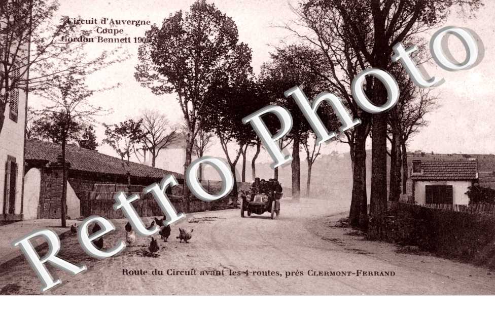 Coupe Gordon Bennett  1905 Circuit Michelin Avant les 4 routes 