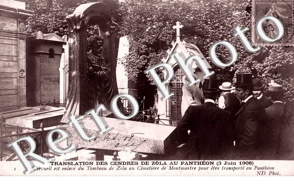 Translation des cedndres d'Emile Zola au Pantheon