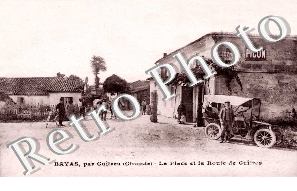 La Place et la Route de Guitres