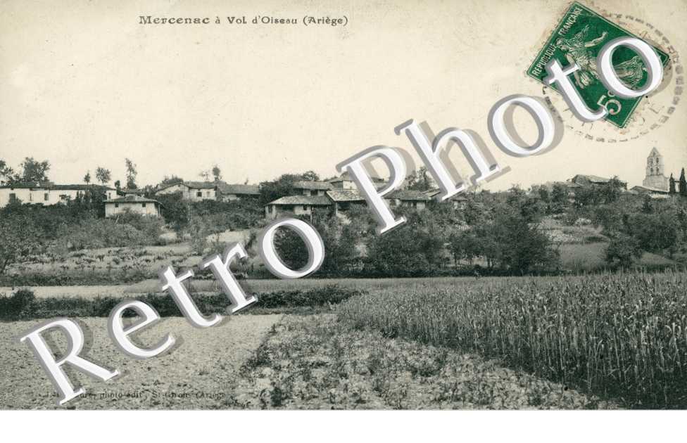 Mercenac a Vol d'oiseau