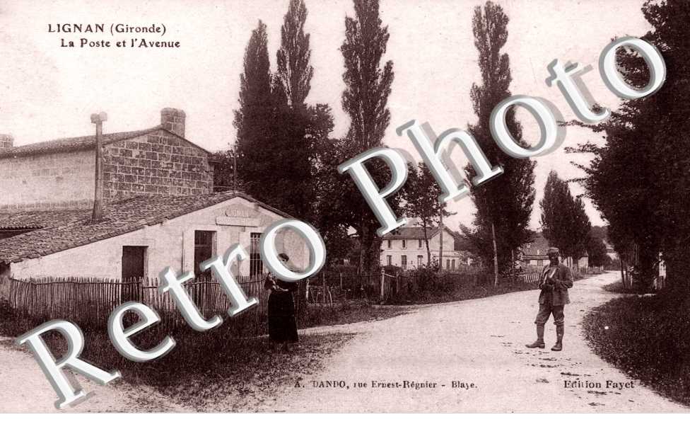 la Poste et l'avenue