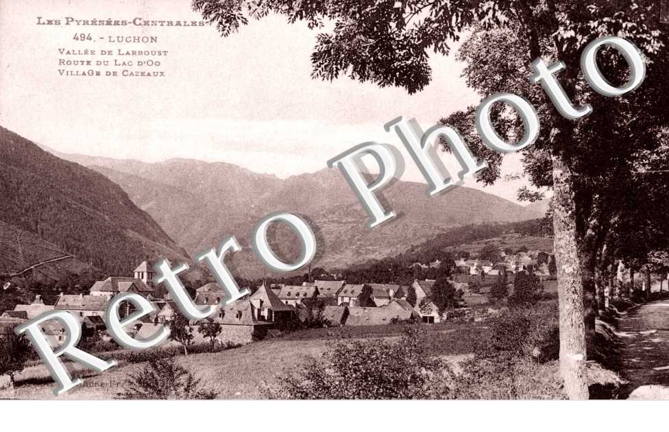 Route du lac d'Oo et village