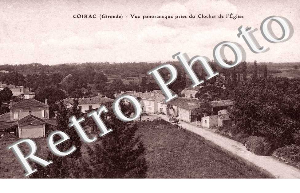 vue panoramique prise du Clocher de l'Eglise