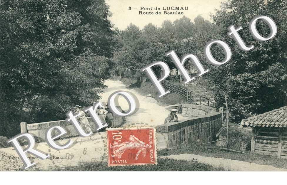le pont et route de Beaulac