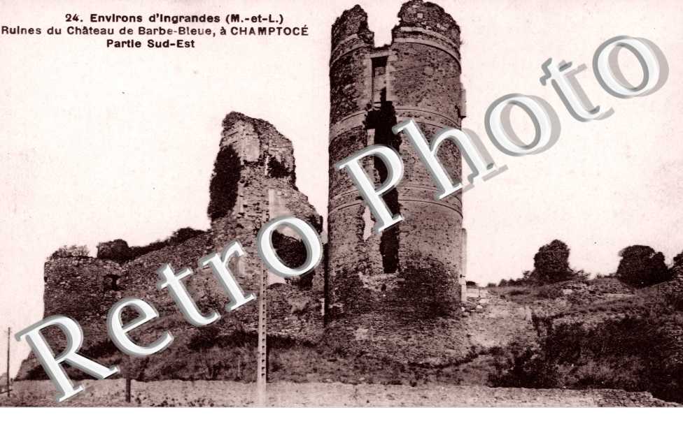 RUines du chateau de Barbe Bleue