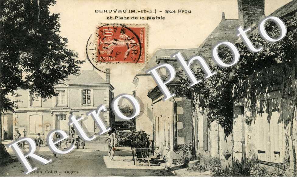 Rue Prou et place de la Mairie