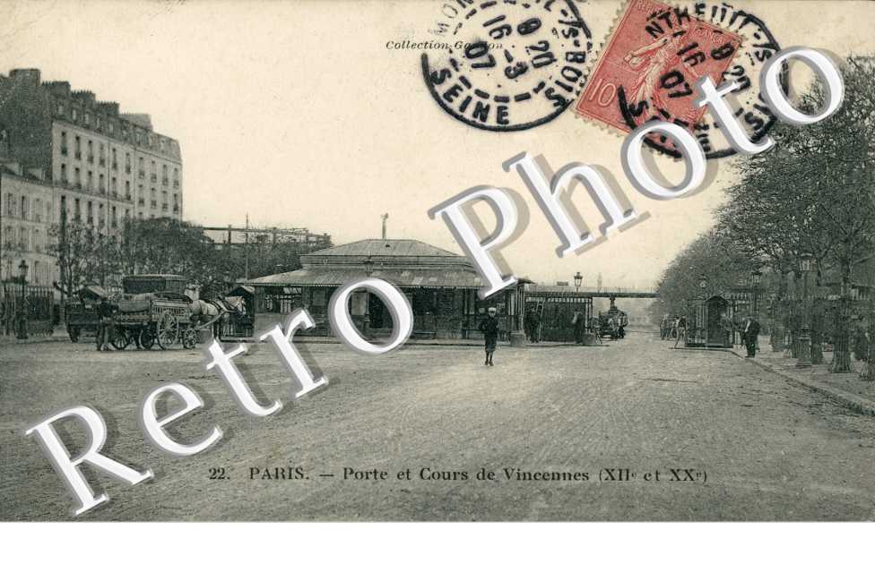 PORTE ET COURS DE VINCENNES