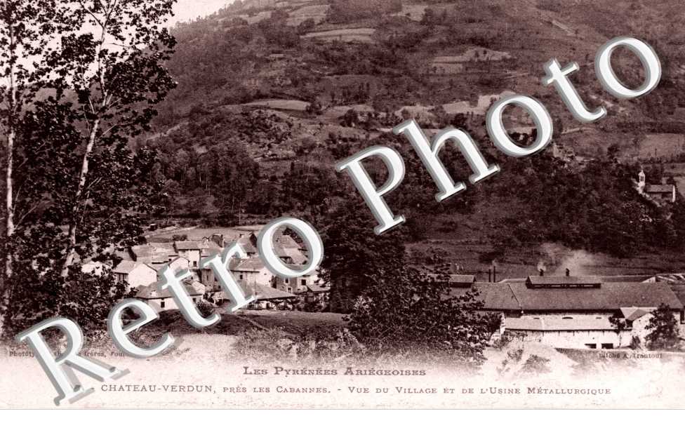 Vue du Village et de l'Usine Metallurgique