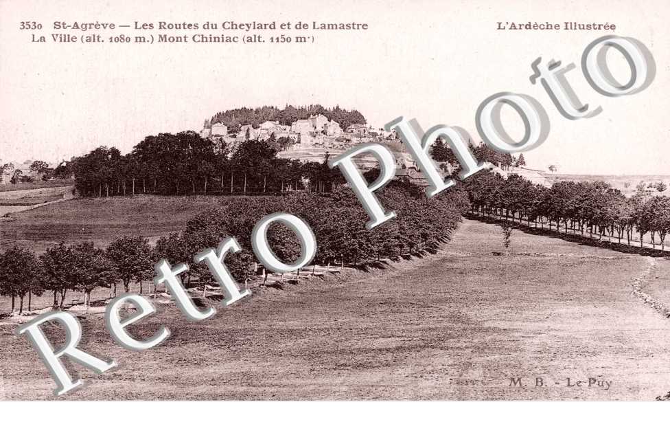 Les routes du Cheylard et de Lamastre