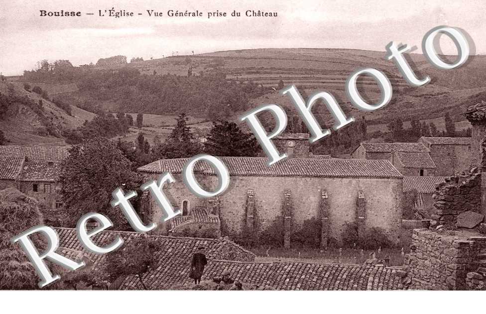 L'église , vue générale prise du château