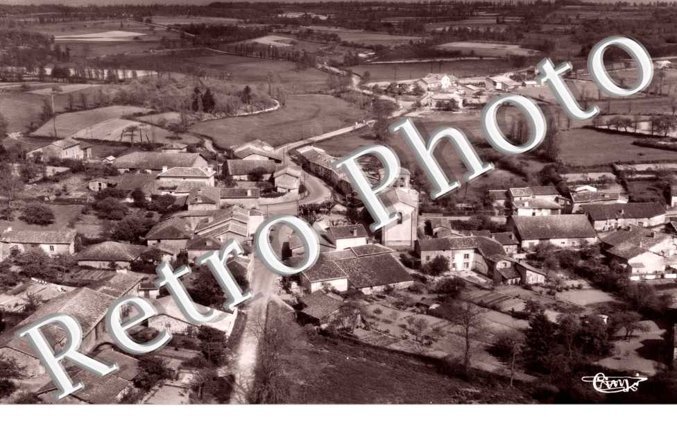 vue aerienne  - annees 50