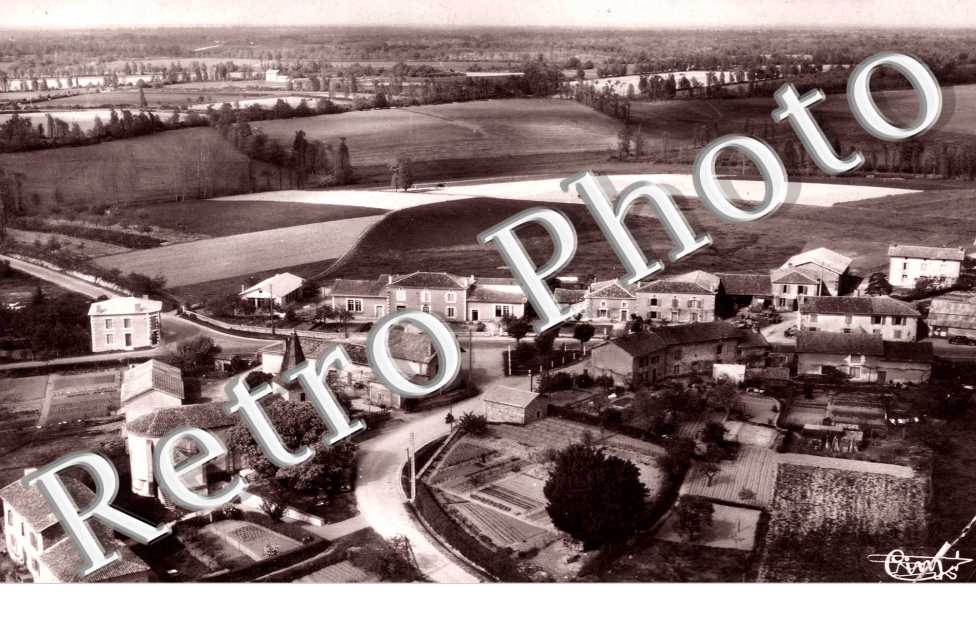 vue aerienne   -annees 50