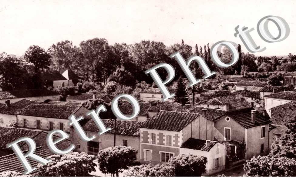vue panoramique prise du Clocher  -annees 50
