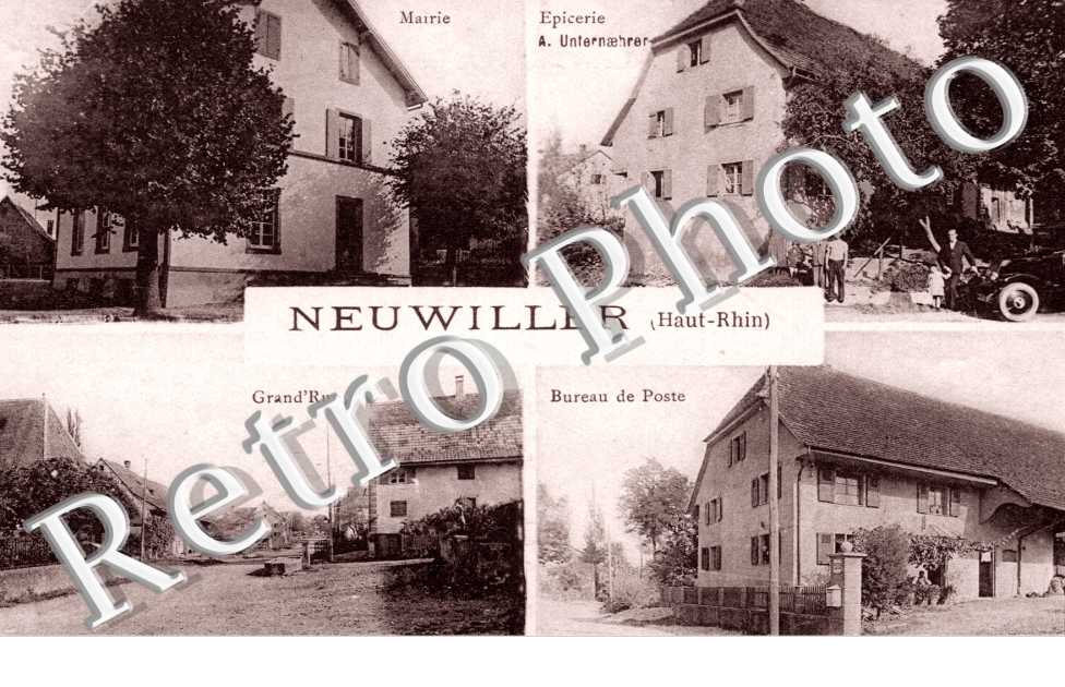 Mairie - Grand'rue - Bureau de poste -  Epicerie A. Unternaehrer