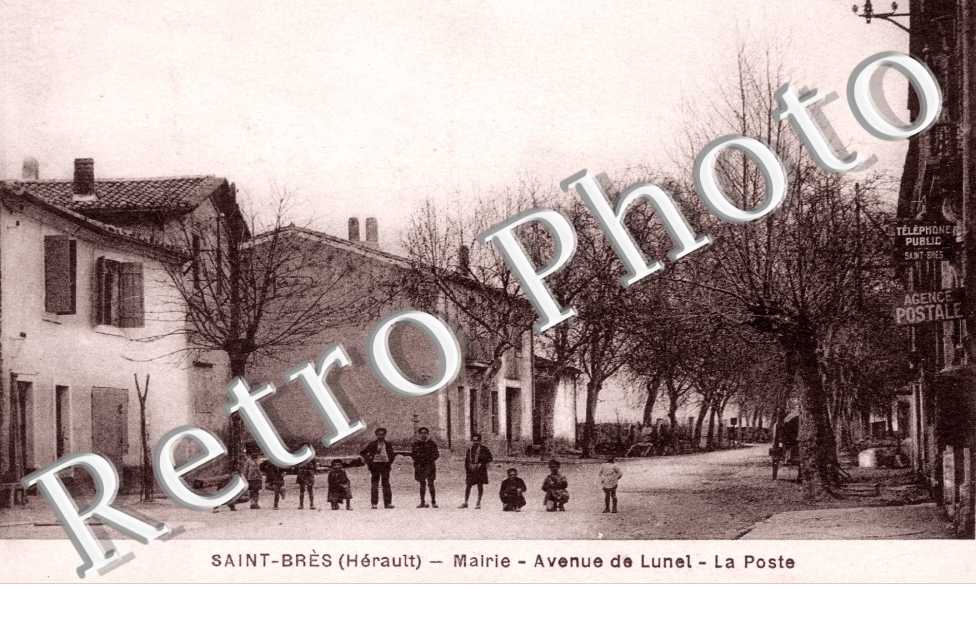 Mairie Avenue de Lunel et la Poste