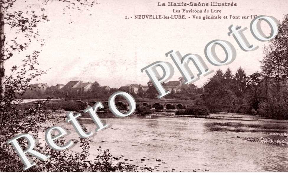 Vue Générale et Pont sur l'Ognon