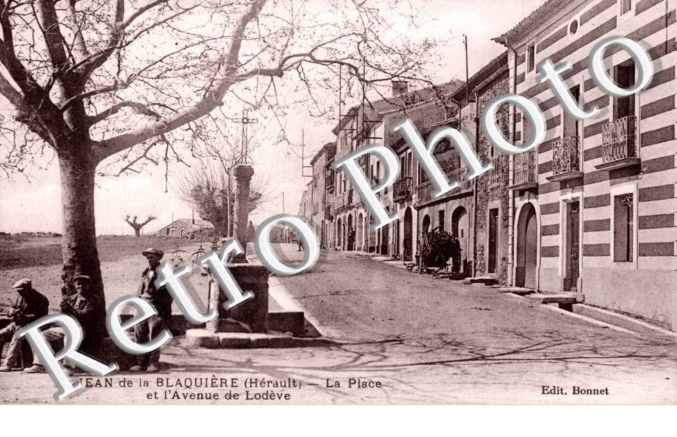 la Place et l'Avenue de Lodeve