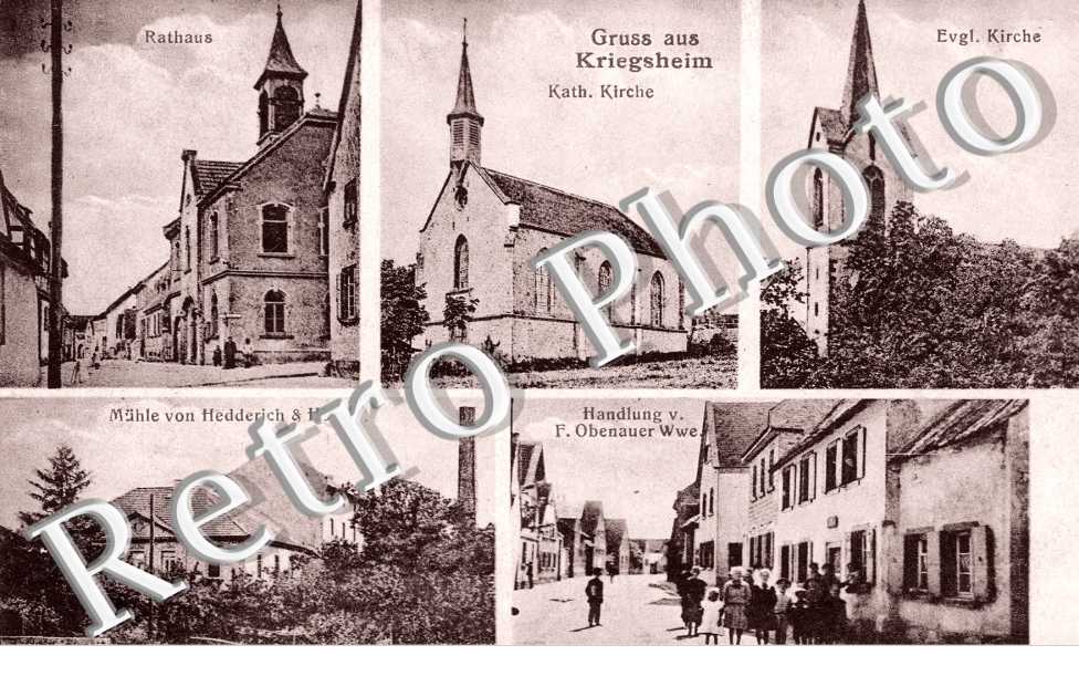 Diverses vues de Kriegsheim