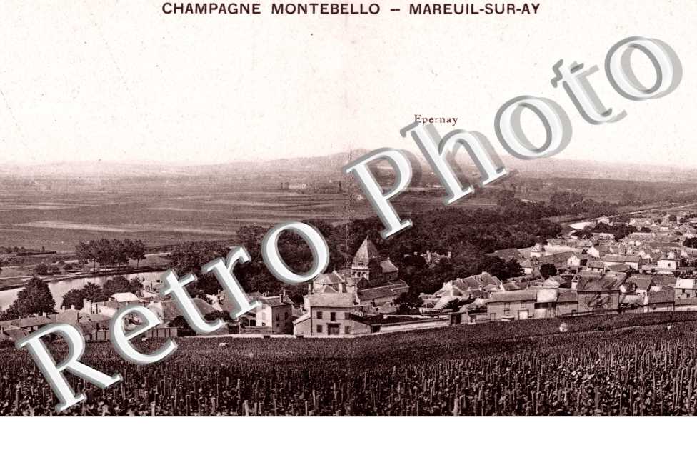 Champagne Montebello  -  carte panoramique
