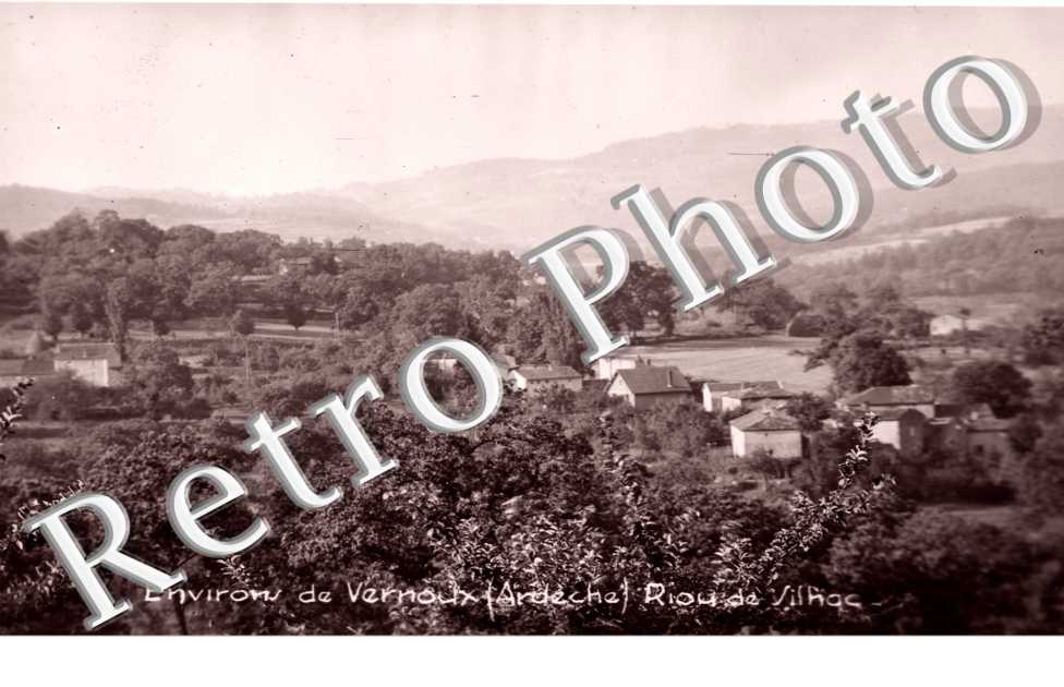 vue de Riou de Silhac  -annees 50 -