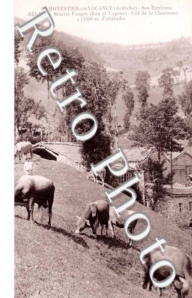 Begue, Scierie Fanget et Col de la Charousse