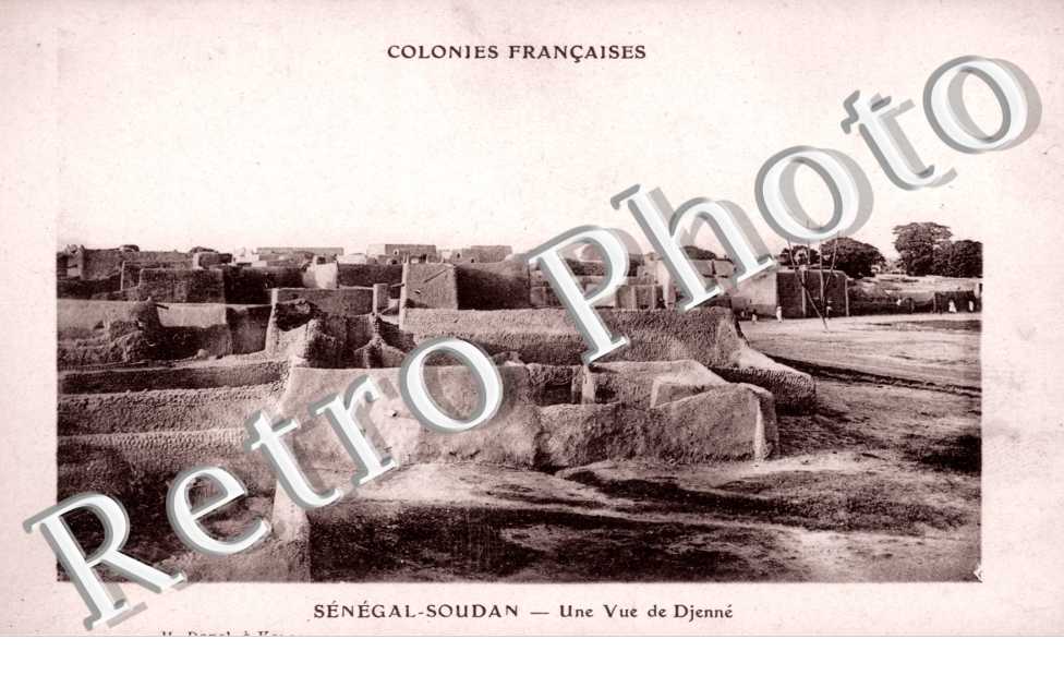 Une Vue de Djenne, Senegal et Soudan