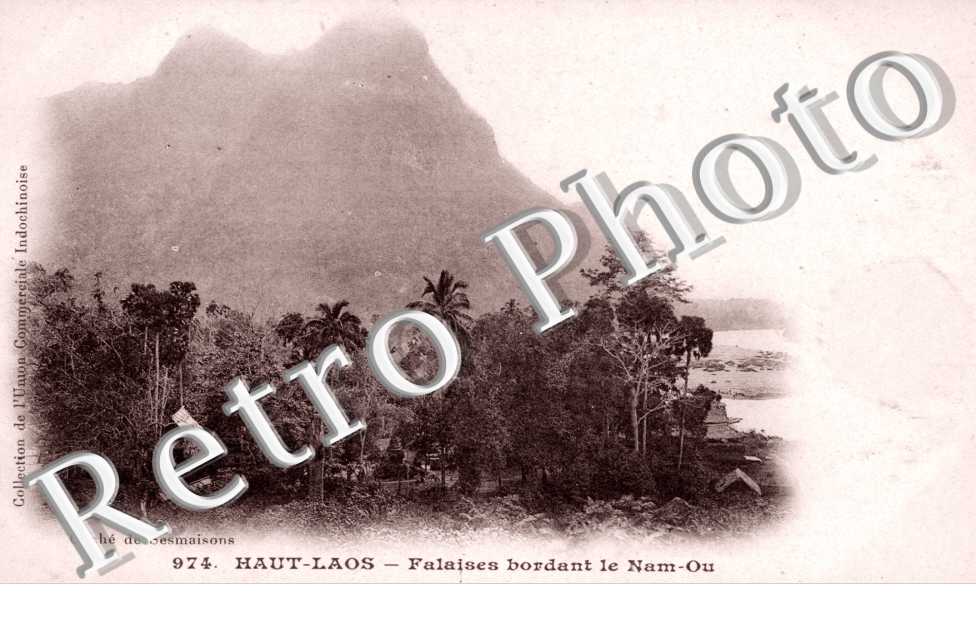 Haut-Laos, Falaises bordant le Nam-ou