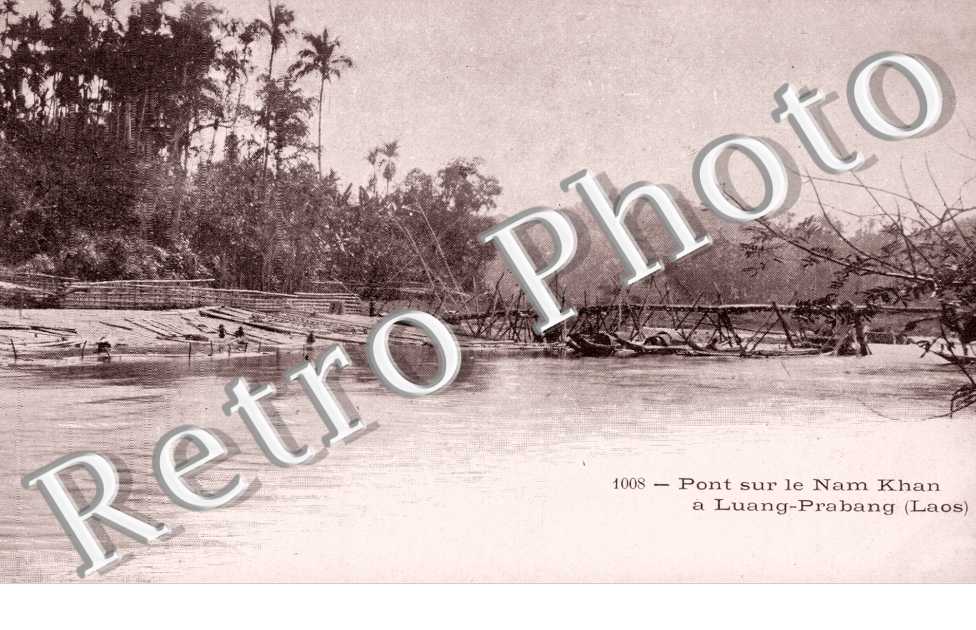 Pont sur le Nam Kham a Luang-Prabang