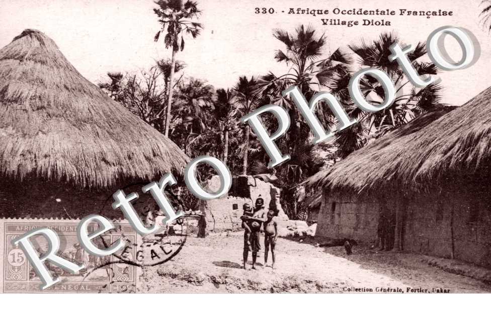 Afrique Occidentale Francaise, Village Diola