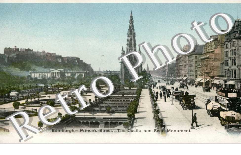 Prince's Street, the Castle and Scott Monument