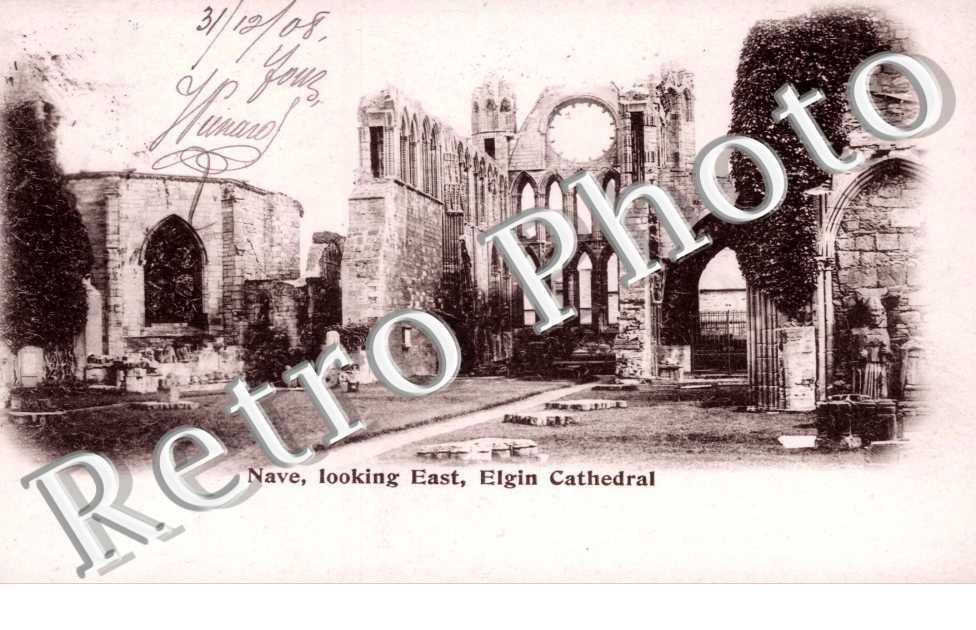 Nave looking East, Elgin Cathedral