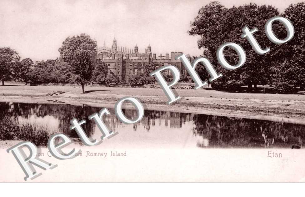Eton College from Romney island