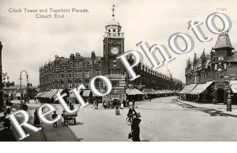 Clock Tower and Topsfield Parade, Crouch end