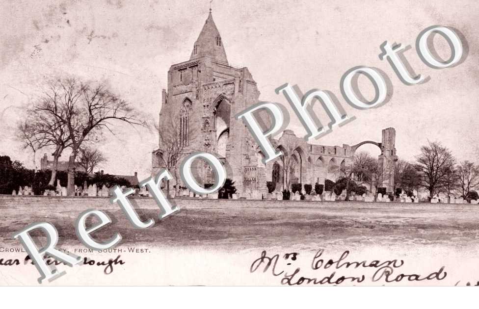 Crowland Abbey from South-West