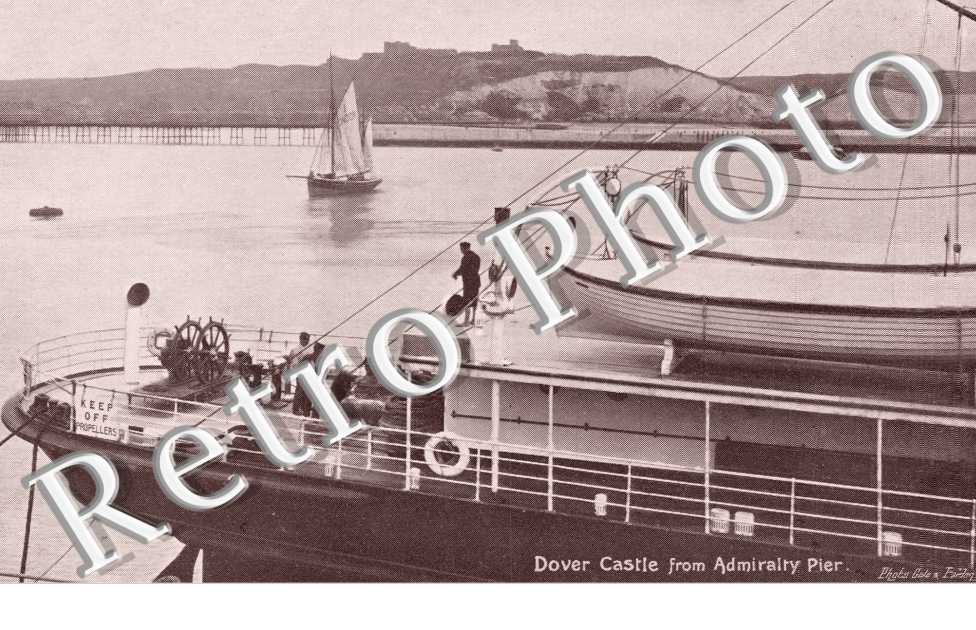 Dover Castle from Admiralty Pier