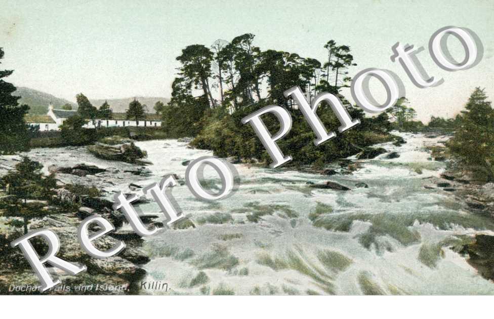 Dochart Falls and Island