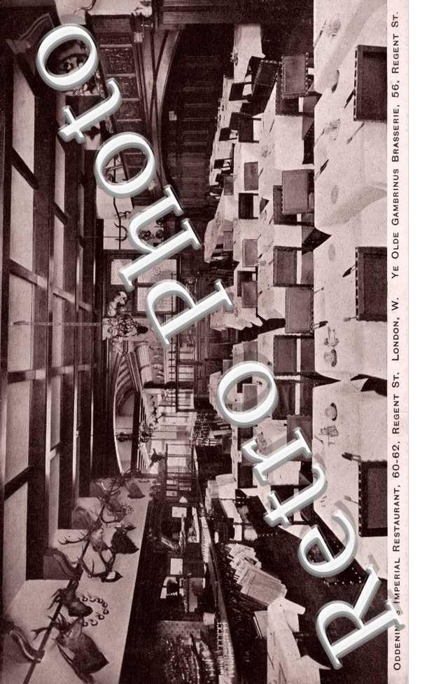 Oddenino's Imperial Restaurant 60-62 Regent Street London - Old Gambrinus Brasserie 56 Regent Street