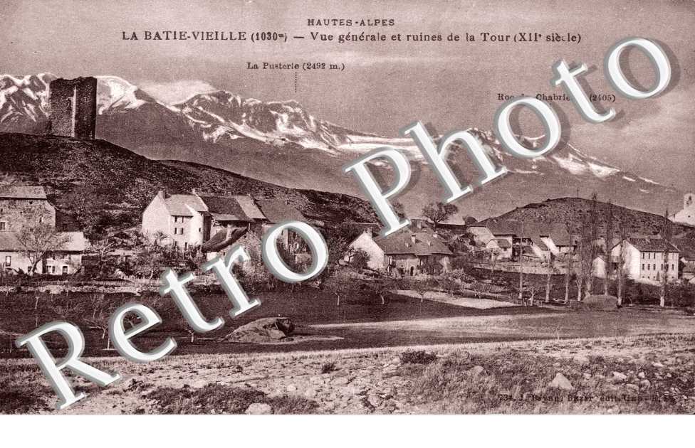 Vue generale et ruines de la Tour