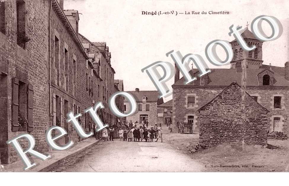 La rue du Cimetière