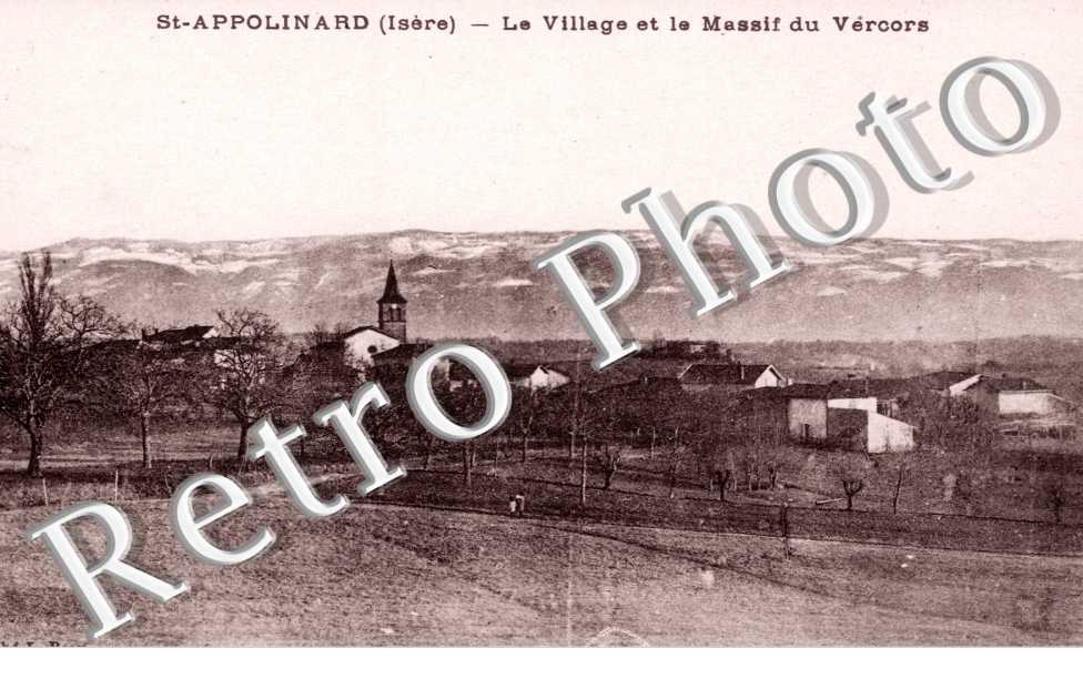 le Village et le massif du Vercors
