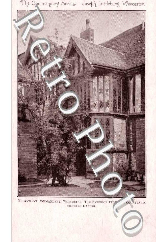 Ye Antient Commandery, the Exterior from the Courtyard shewing Gables