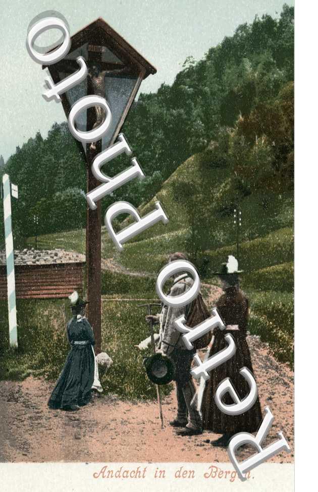 Andacht in den Bergen