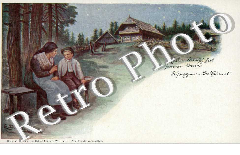 Une femme et son enfant assis sur un banc