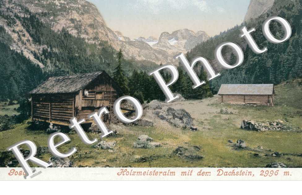 Holzmeisteralm mit dem Dachstein
