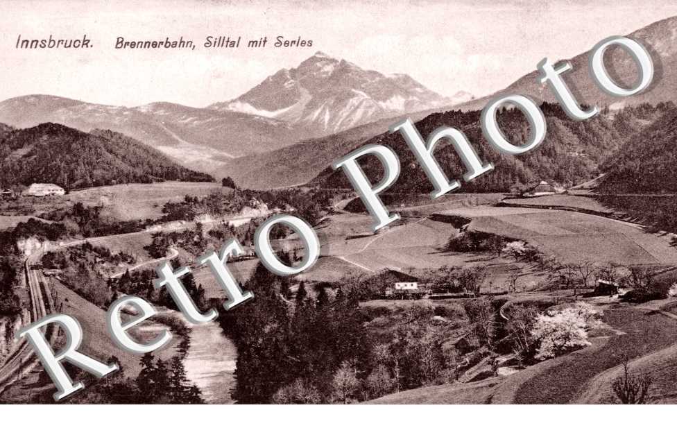 Brennerbahn, Silltal mit Serles