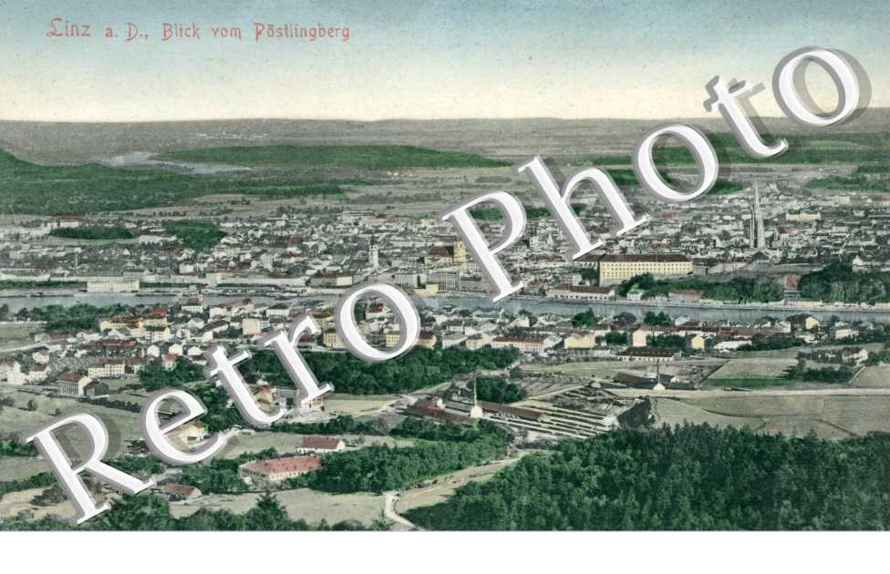 Linz an der Donau Blick vom Postlingen