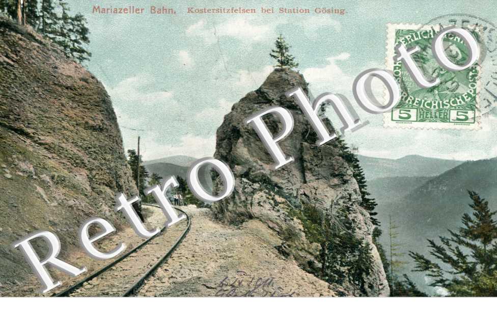 Kostersitzfelsen bei Station Gosing